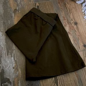 Olive Green, Super Flare, Size M Pants